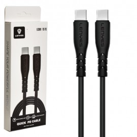 کابل تایپ سی به تایپ سی (Type-C To Type-C) لنیس (LENYES) طول 1 متر مدل LC991 TC-TC