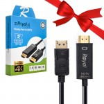 بسته 1+5 کابل DisplayPort به HDMI رویال (ROYAL) طول 1.8 متر (یک عدد هدیه)