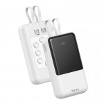 پاوربانک + دو کابل همراه تسکو (TSCO) مدل TP 963 ظرفیت 20000mAh