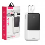پاوربانک + دو کابل همراه تسکو (TSCO) مدل TP 963 ظرفیت 20000mAh
