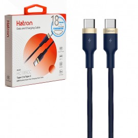 کابل تایپ سی به تایپ سی (Type-C To Type-C) هترون (Hatron) طول 1 متر مدل HC185CC
