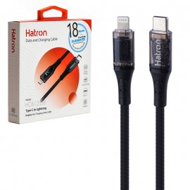کابل تایپ سی به آیفون (Type-C to Lightning) هترون (Hatron) طول 1 متر مدل HC612IDB