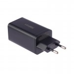 فست شارژر دیواری 3 پورت + کابل PD هترون (Hatron) مدل HWC3651PQ