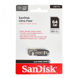 فلش سن دیسک (SanDisk) مدل 64GB Ultra Flair CZ73 USB3.0 گارانتی آرمان تجارت