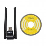 دانگل wifi شبکه USB آنتن دار Dual Band کی دیتا (KDATA) مدل KW006