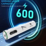 باتری نیم قلمی شارژی لنیس (LENYES) مدل AAA107 600mWh