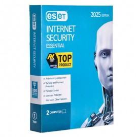 آنتی ویروس ESET INTERNET SECURITY ESSENTIAL 2025 دو کاربره 12 ماهه