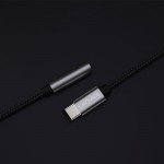 کابل تایپ سی به جک 3.5 میلی متری (Type-C To Aux) لنیس (LENYES) طول 10 سانتی متر مدل AX105-TC