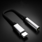 کابل تایپ سی به جک 3.5 میلی متری (Type-C To Aux) لنیس (LENYES) طول 10 سانتی متر مدل AX105-TC