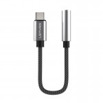 کابل تایپ سی به جک 3.5 میلی متری (Type-C To Aux) لنیس (LENYES) طول 10 سانتی متر مدل AX105-TC