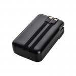 پاوربانک + دو کابل همراه لنیس (LENYES) مدل PX243D ظرفیت 20000mAh