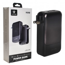 پاوربانک + دو کابل همراه لنیس (LENYES) مدل PX243D ظرفیت 20000mAh