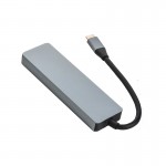 هاب 5 پورت USB3.0 و رابط تایپ سی 5IN1 اس ال ای او (S-LEO) مدل T-3602