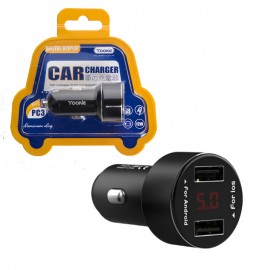 شارژر فندکی 12 وات دو پورت یوکی (Yookie) مدل PC3