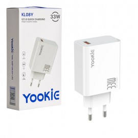 کلگی شارژر 33 وات یوکی (Yookie) مدل KL08Y