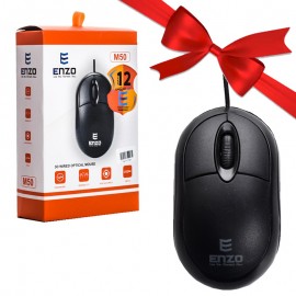 بسته 1+10 موس سیم دار انزو (ENZO) مدل M50 (یک عدد هدیه)