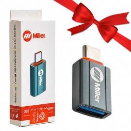 بسته 1+10 تبدیل USB-C To USB-A میلر (Miller) مدل MO-213 (یک عدد هدیه)