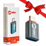بسته 1+10 تبدیل USB-C To USB-A میلر (Miller) مدل MO-213 (یک عدد هدیه)