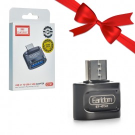 بسته 1+10 تبدیل USB3.1 To USB-C ارلدام (EARLDOM) مدل ET-OT41 (یک عدد هدیه)