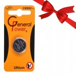 بسته 1+10 باتری سکه ای جنرال پاور (General Power) مدل CR2032 (یک عدد هدیه)