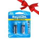 بسته 1+10 باتری قلمی ریمکس (Raymax) مدل 1.5V R6P AA (کارتی 2 تایی) (یک عدد هدیه)