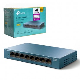 سوئیچ شبکه 8 پورت گیگابیت تی پی لینک (TP-Link) مدل LS108G گارانتی متم اف