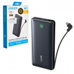 پاوربانک + کابل همراه انکر (ANKER) مدل A1387 ظرفیت 20000mAh گارانتی ایستا