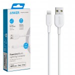 کابل آیفون (Lightning) انکر (ANKER) طول 1.8 متر مدل A8433 گارانتی شرکتی