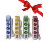 بسته 1+10 چندراهی برق مبدل دار 4 خانه دینا (DINA) طول 1.8 متر (یک عدد هدیه)