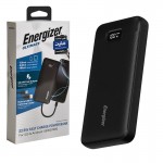 پاوربانک + دو کابل همراه انرجایزر (Energizer) مدل UE20076PQ ظرفیت 20000mAh