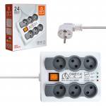 رابط برق کامپیوتر Omega مدل 6 خانه 5 متری P6000