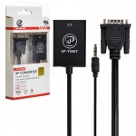 تبدیل HDMI به VGA ایکس پی (XP) + کابل صدا AUX مدل XP-T906F