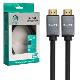 کابل HDMI 4K 2.0V پی نت (P-net) طول 1.5 متر