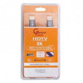 کابل HDMI 8K 2.1V جنرال پاور (General Power) طول 1.5 متر