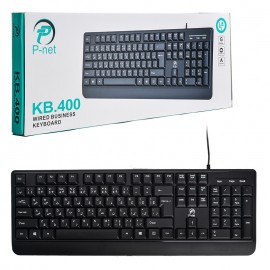 کیبورد سیم دار پی نت (P-net) مدل KB.400