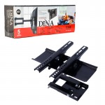 براکت پایه دیواری تک بازو سایز 17 تا 43 اینچ دینا (DINA) مدل D100 با تراز