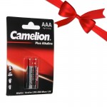 بسته 1+11 باتری نیم قلمی کملیون (Camelion) مدل Plus Alkaline (کارتی 2 تایی) (یک عدد هدیه)