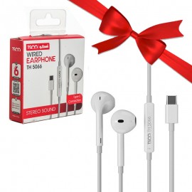 بسته 1+10 هندزفری تایپ سی تسکو (TSCO) مدل TH 5066 (یک عدد هدیه)