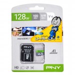 رم موبایل و دوربین پی ان وای (PNY) مدل 128GB MicroSDXC UHS-I Elite 100MB/S خشاب دار گارانتی آسان سرویس
