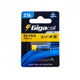 باتری ریموت کنترل گیگاسل (Gigacell) مدل Super Alkaline 27A 12V