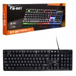 کیبورد گیمینگ سیم دار بک لایت RGB دی نت (D-net) مدل DT-997