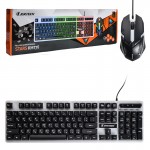 کیبورد و موس گیمینگ سیم دار بک لایت RGB جرتک (JERTECH) مدل KM170