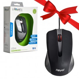 بسته 1+10 موس سیم دار رویال (Royal) مدل R-M257 (یک عدد هدیه)