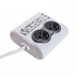 محافظ برق 2 خانه یخچال فریزر صنعتی ارت دار امگا (OMEGA) مغزی سرامیک مدل P4100