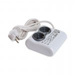 محافظ برق 2 خانه یخچال فریزر صنعتی ارت دار امگا (OMEGA) مغزی سرامیک مدل P4100