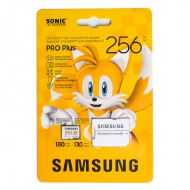 رم موبایل و دوربین سامسونگ (SAMSUNG) مدل 256GB MicroSDXC PRO Plus SONIC خشاب دار گارانتی سورین