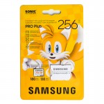 رم موبایل و دوربین سامسونگ (SAMSUNG) مدل 256GB MicroSDXC PRO Plus SONIC خشاب دار گارانتی سورین