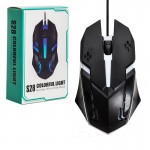 موس گیمینگ سیم دار LED RGB مدل S28