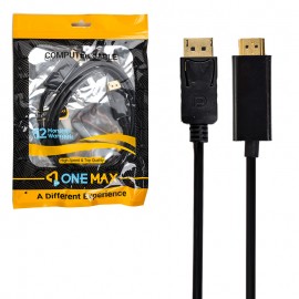 کابل DisplayPort To HDMI وان مکس (ONE MAX) طول 1.5 متر