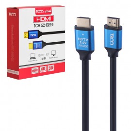 کابل HDMI 4K V2.0 تسکو (TSCO) مدل TCH 52 طول 1.5 متر